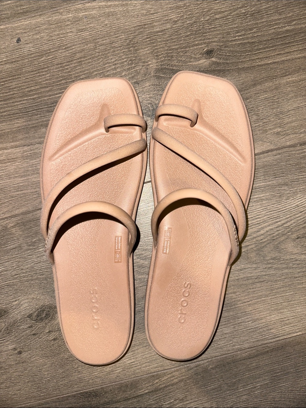 CROCS Women’s Blush Pink Slide Sandals